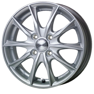 TOYO PROXES R1R 195/55R15 Exceeder E06 メタルシルバー 15インチ 5.5J+43 4H-100 4本セット