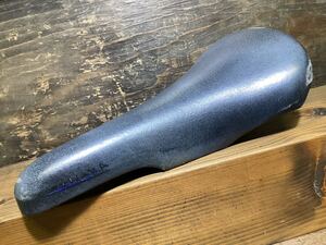 Vintage【 selle san marco STRADA 】 サンマルコ チタンレール サドル ネイビー MADE IN ITALY 中古品 検) OLD MTB ヴィンテージ ロード