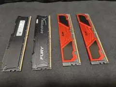 HyperX DDR4-2666Mhz メモリ 16GB×2 +4GB×2