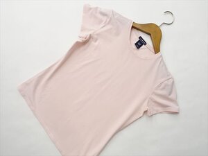 美品 ギャップ GAP 半袖 ラウンドネック Tシャツ XS ペールピンク 【メール便可】