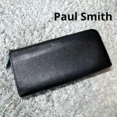 Paul Smith ポールスミス 長財布 レザー L字ファスナー ブラック