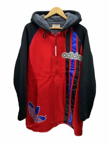 adidas◆ジップパーカー/-/アクリル/RED/asc-6100