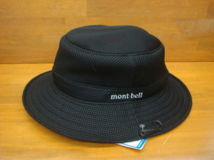 新品mont-bell(モンベル) 3Dメッシュハット ブラック(BK) XL(60～61.5cm)
