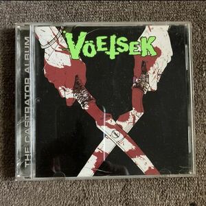 VOETSEK/THE CASTRATOR ALBUM CD ##punkhardcoreanarchopowerviolenceslashfastcrustchaoticemo