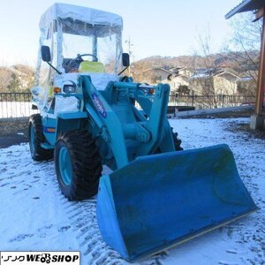 長野 古河 ホイルローダ FL302 ヒーター 29馬力 920時間 簡易キャビン 取説 タイヤショベル 除雪 フロントローダー 雪かき 中古品