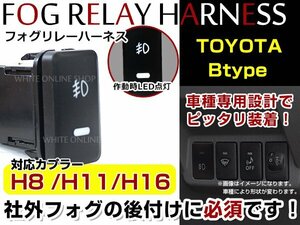 ダイハツ コペン L880K H14.5～ スイッチホール H8/H11/H16 後付 リレーハーネス付 LED フォグランプスイッチ