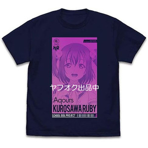 新品 二次元コスパ ラブライブ! サンシャイン!! 黒澤ルビィ Tシャツ ALL STARS Ver. NAVY XLサイズ Aqours