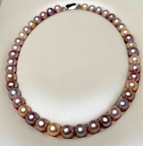 綺麗！花珠レベル！本真珠ネックレス10mm 艷 jewelry necklace pearl 大珠 パールネックレス42cm