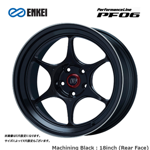 送料無料 エンケイ Performance Line PF06 7J-16 +35 4H-100 (16インチ) 4H100 7J+35【2本セット 新品】