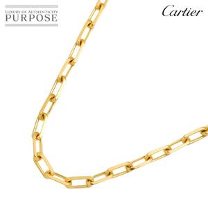 カルティエ Cartier サントス デュモン チェーン ネックレス 55cm K18 YG イエローゴールド 750 Chain Necklace【証明書付き】 90260887