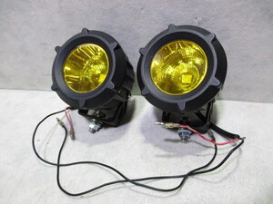 H◆フォグランプ1212B LED.バイク.自動車.汎用.バックライト.作業灯.スポット.イエロー.黄.点灯OK.送料無料(一部地域除外)