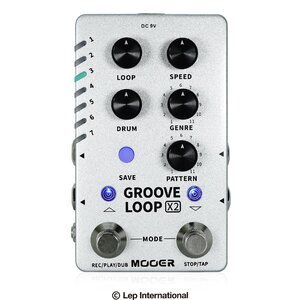 最落無し! Mooer　GROOVE LOOP X2 / a47065　4のループを保存できるステレオループペダル！　1円