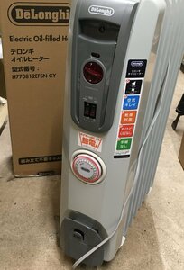 【中古品】美品 DeLongjhi(デロンギ) オイルヒーター H770812EFSN-GY　ITN1TYJ2ZQG0