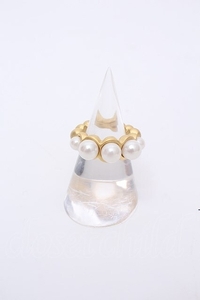 Q-pot. / Petit Sugary Argent Ring ゴールド S-23-12-23-023-QP-AC-AS-ZS