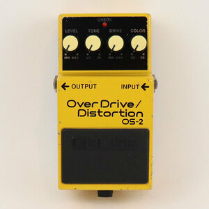 【中古】オーバードライブ ディストーション エフェクター BOSS OS-2 OverDrive Distortion ギターエフェクター