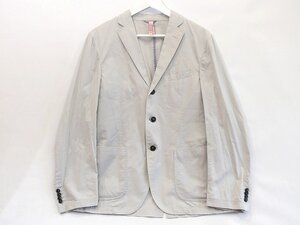 バーニーズ ニューヨーク SARTORIA LATORRE コットンジャケット　ストレッチ メンズ ・48 ライトグレー kz4810212584