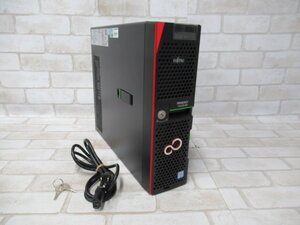 11253 Ω 新TTPC 2450k 富士通【 PRIMERGY TX1320 M4 】【 OS無 / Xeon E-2224 3.4GHz / HDD:1TB SATA 2.5インチ×4 / 16.0GB 】鍵付