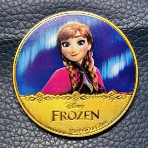 外国古銭　ニュージーランド　アナと雪の女王　エリザベス2世　2020年　大型金貨　カプセル付き