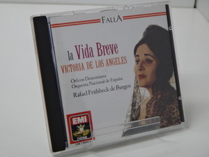 【257】☆CD☆Falla: La Vida Breve / Fruebeck de Burgos, De los Angeles ☆