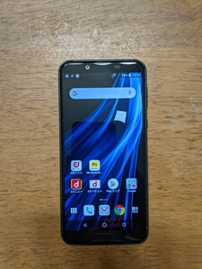 IY1023 docomo SIMフリー AQUOS sens2 SH-01L SHARP 4Gスマホ 簡易確認＆簡易清掃＆初期化OK 判定○ WebにてSIMロック解除受付手続済