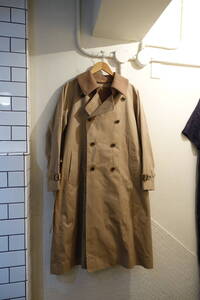 ブラームス　blurhms ライナー付き　トレンチコート　サイズ2　BHS-19AW019　Cotton Gaberdine Trench Coat