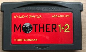 GBA MOTHER 1+2 マザー　ゲームボーイアドバンス　ソフト　任天堂 Nintendo ソフトのみ