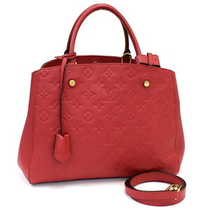 1円 ◎定価41万 極美品 LOUIS VUITTON ルイヴィトン モンテーニュMM 2wayバッグ M41194 アンプラント スリーズ◎E.Dssu.lA-02