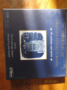 【中古美品CD/クラシック】 THE EASURES OF ENGLISH CHURCH MUSIC/46 anthems and motets 1991年　　2枚組　　23曲　 送料無料♪