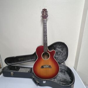 ● TAKAMINE PT106 エレアコギターハードケース付 ・ハードケースは傷みアリ