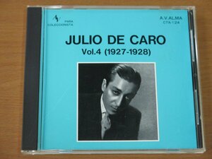 CD JULIO DE CARO Vol.4 (1927-1928) CTA-124 中古品 CLUB TANGO ARGENTINO フリオ・デ・カロ