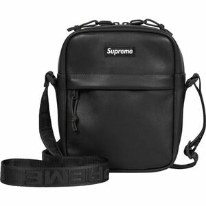 Supreme Leather Shoulder Bag Black (24FW)シュプリーム レザー ショルダー バッグ ブラック ショルダーバッグ 黒 2024fall winter