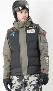 【未使用 新品 上下セット MENS メンズ Sサイズ】フェニックス PHENIX Norway Alpine Team Vest on Jacket efb72ot00 Salopette efb72ob01