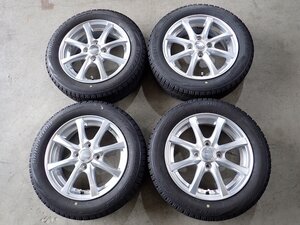 YS14630【送料無料155/65R14】ホンダ車用アルミ N-BOX N-WGN N-ONE等 中古スタッドレス ★14×4.5J 100/4H ET40★1円スタート