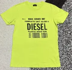 【美品】DIESEL ネオンイエロー半袖カットソー