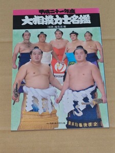 ☆　大相撲力士名鑑 平成二十一年度 2009年1月28日第一刷