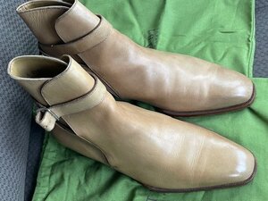 ステファノビ　STEFANO-BI　ジョッパーブーツ　ベージュ　７　used 良品　