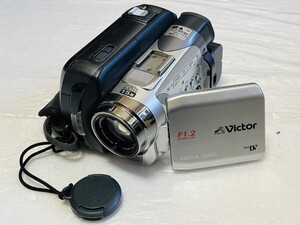 ☆ビクター JVC miniDV ビデオカメラ GR-DF577 ダビング・再生☆ミニDVテープ 未確認