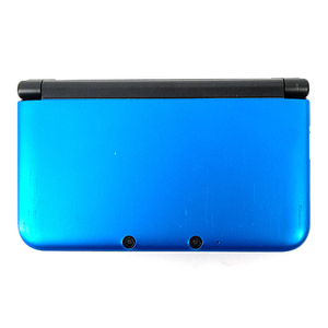 【中古】任天堂 ニンテンドー3DS LL ブルーXブラック SPR-S-BKAA スライドパッドゴムなし [管理:1350012614]