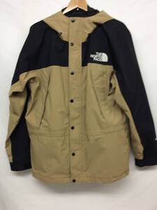 THE NORTH FACE MOUNTAIN LIGHT JACKET ノースフェイス マウンテン ライト ジャケット NP11834 L 黒 x ベージュ ゴアテックス 