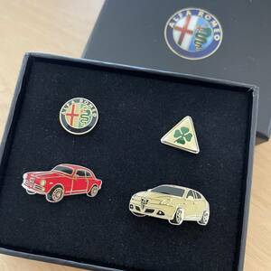 未使用！ Alfa Romeo アルファロメオ ピンバッジ 4点セット