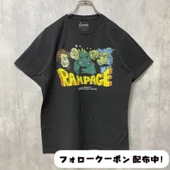 古着 used　RAMPAGE　半袖プリントTシャツ　黒　ブラック