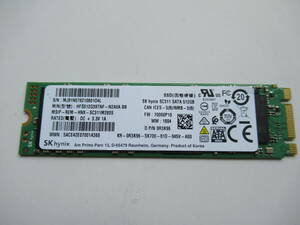 ★☆1円 ～スタート☆SK hynix SC311 SATA SSD M.2 2280 512GB 使用時間:12156H☆★