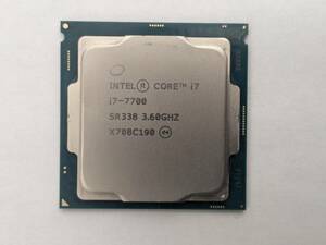 簡易チェック済み Intel Core i7-7700 3.6GHz LGA1151 ③