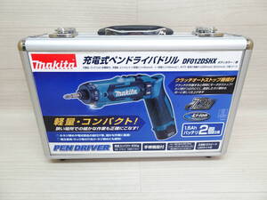 43/Ω263★makita（マキタ）充電式ペンドライバドリル DF012DSHX★7.2V 1.5Ah★中古品・動作確認済み