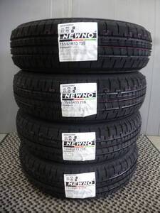 日本製☆ブリヂストン☆NEWNO☆155/65R13☆4本送料込み16,200円～☆2024年製☆軽自動車・ワゴンR・ムーブ・ラパン・ライフ☆領収書対応☆H