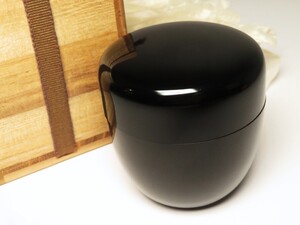 【8311】お茶道具　輪島塗　棗（初品・買取品）