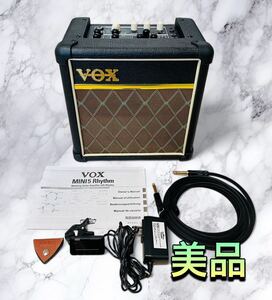 (美品) VOX MINI5 Rhythm ギターアンプ クリップチューナー付