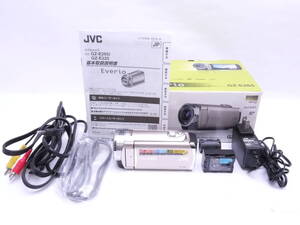 ☆JVC ケンウッド Everio GZ-E265-N デジタルビデオカメラ ピンクゴールド（元箱・取説・バッテリー・充電器・その他ケーブル付）