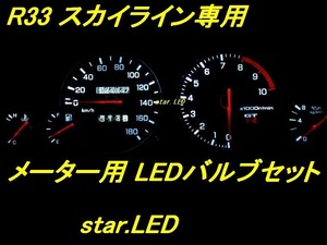 日本製スカイラインR33用メーターパネルLEDセットnismoGT-R