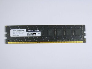 【中古】TEAM PC3L-12800 DDR3L-1600 8GB 低電圧対応 TED3L8G1600C11BK